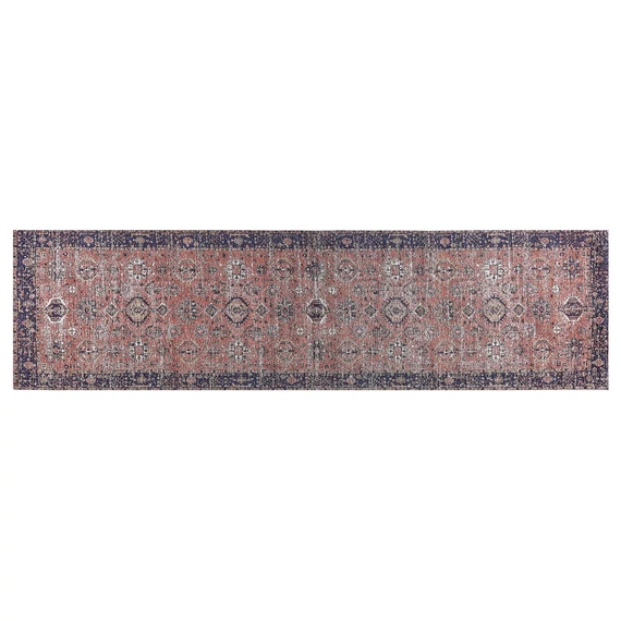 KURIN pamut futószőnyeg 80 x 300 cm (piros-kék) 24557