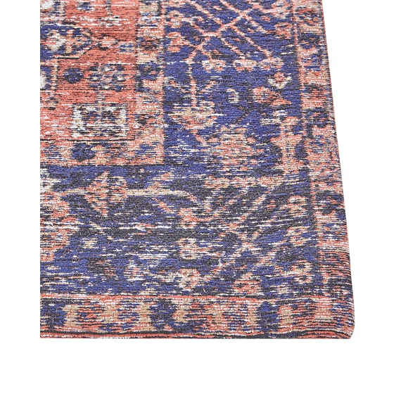 KURIN pamut futószőnyeg 80 x 300 cm (piros-kék) 24557