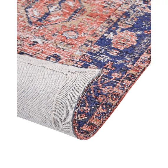KURIN pamut futószőnyeg 80 x 300 cm (piros-kék) 24557