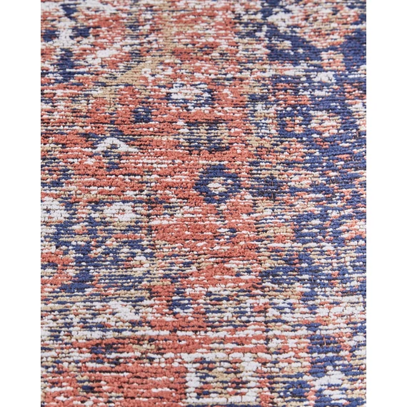 KURIN pamut futószőnyeg 80 x 300 cm (piros-kék) 24557