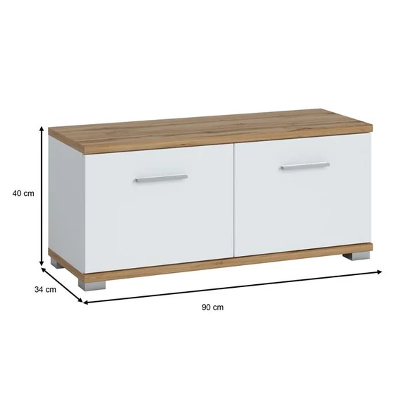  Color	‎White Product Dimensions	‎34 x 90 x 40 cm; 20.22 kg Is Assembly Required	‎Yes Assembly Type	‎Montage erforderlich Installation Type	‎Floor Mount Primary material	‎Wood Type of Wood	‎Engineered Wood Top Material	‎Wood Finish Type	‎Powder Coated Cap