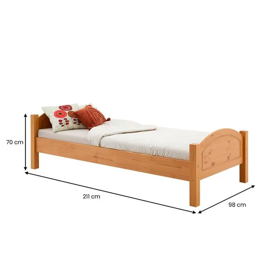FLIMS 90 x 200 fenyő heverő ágykeret (bükk szín) 72902