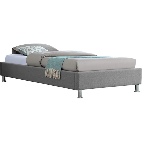 LAREDO 90 x 200 szövet futon heverő ágyráccsal (szürke) 95073