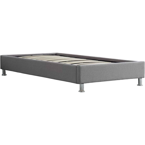LAREDO 90 x 200 szövet futon heverő ágyráccsal (szürke) 95073