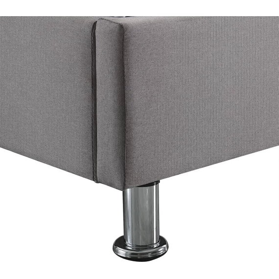 LAREDO 90 x 200 szövet futon heverő ágyráccsal (szürke) 95073