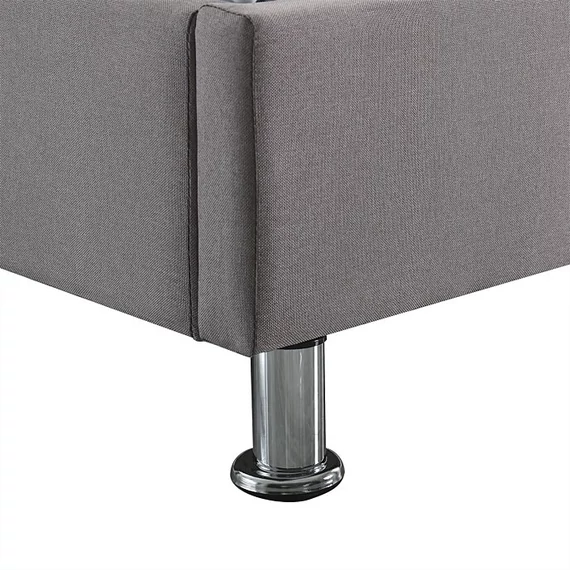 NIZZA 120 x 190 szövet futon heverő (szürke) 51296