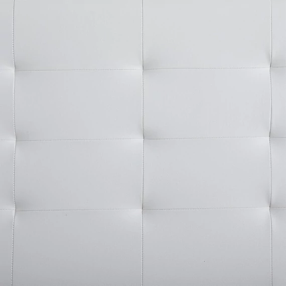 REVE műbőr heverő ágyráccsal 90 x 190 (fehér) 51261