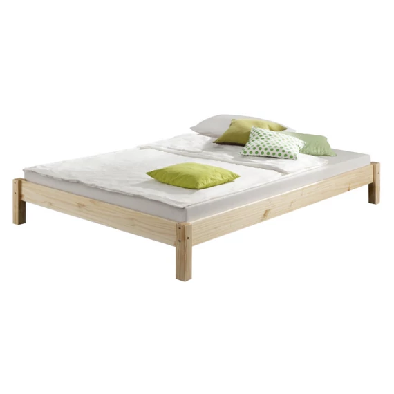 TAJFUN 120 x 200 fenyő futonágy (natúr lakk) 71039