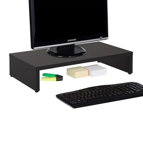 MONITOR monitortartó polc (fekete) 94148