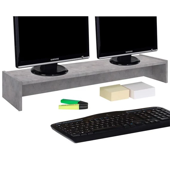 ZOOM TV/monitortartó (beton szürke) 93846