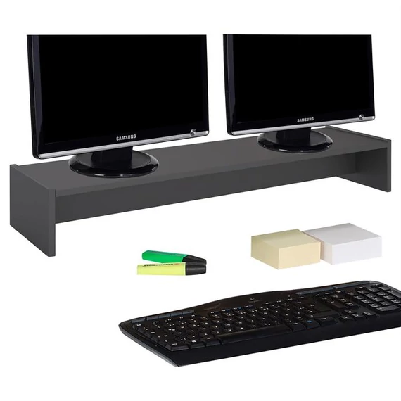 ZOOM TV/monitortartó (sötét szürke) 94324