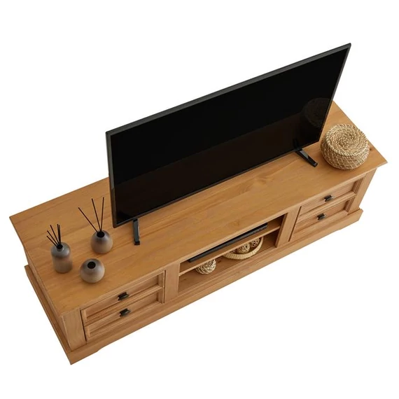 KENT TV - HIFI fenyő komód (viaszolt) 81386