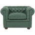 CHESTERFIELD műbőr fotel (zöld)1904 B