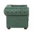 CHESTERFIELD műbőr fotel (zöld)1904 B