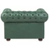 CHESTERFIELD műbőr fotel (zöld)1904 B