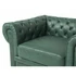 CHESTERFIELD műbőr fotel (zöld)1904 B