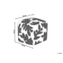 MULTAN pamut puff 45 x 45 x 45 (bézs) 394702