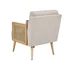 ORUM szövet - rattan fotel (világos bézs) 26650 B