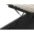 DINAN 180 x 200 ágyneműtartós futon franciaágy ágyráccsal (szürke) 25998