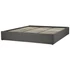 DINAN 180 x 200 ágyneműtartós futon franciaágy ágyráccsal (szürke) 25998