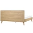 MONPAZIER 180 x 200 rattan franciaágy ágyráccsal (vil. barna) 23890-91