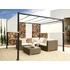 PARGA pavilon LED fénnyel 310 x 310 cm (bézs) 20847-848