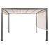 PARGA pavilon LED fénnyel 310 x 310 cm (bézs) 20847-848