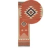 GAVAR kilim pamut futószőnyeg 80 x 300 (narancs-bézs-barna) 255750