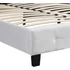 CORSE 160 x 200 szövet futon francia ágykeret ágyráccsal (fehér) 51392