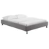 NIZZA 140 x 190 szövet futon francia ágykeret (szürke) 51292
