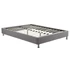 NIZZA 140 x 190 szövet futon francia ágykeret (szürke) 51292