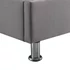 NIZZA 140 x 190 szövet futon francia ágykeret (szürke) 51292
