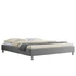 NIZZA 160 x 200 szövet futon francia ágykeret (szürke) 51300