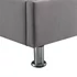 NIZZA 160 x 200 szövet futon francia ágykeret (szürke) 51300