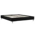 NIZZA 160 x 200 szövet futon francia ágykeret (fekete) 51301