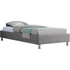 LAREDO 90 x 200 szövet futon heverő ágyráccsal (fekete) 95074