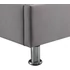 LAREDO 90 x 200 szövet futon heverő ágyráccsal (fekete) 95074