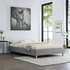NIZZA 120 x 190 szövet futon heverő ágyráccsal (szürke) 51296