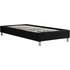 NIZZA 90 x 190 szövet futon heverő ágyráccsal (fekete) 51299